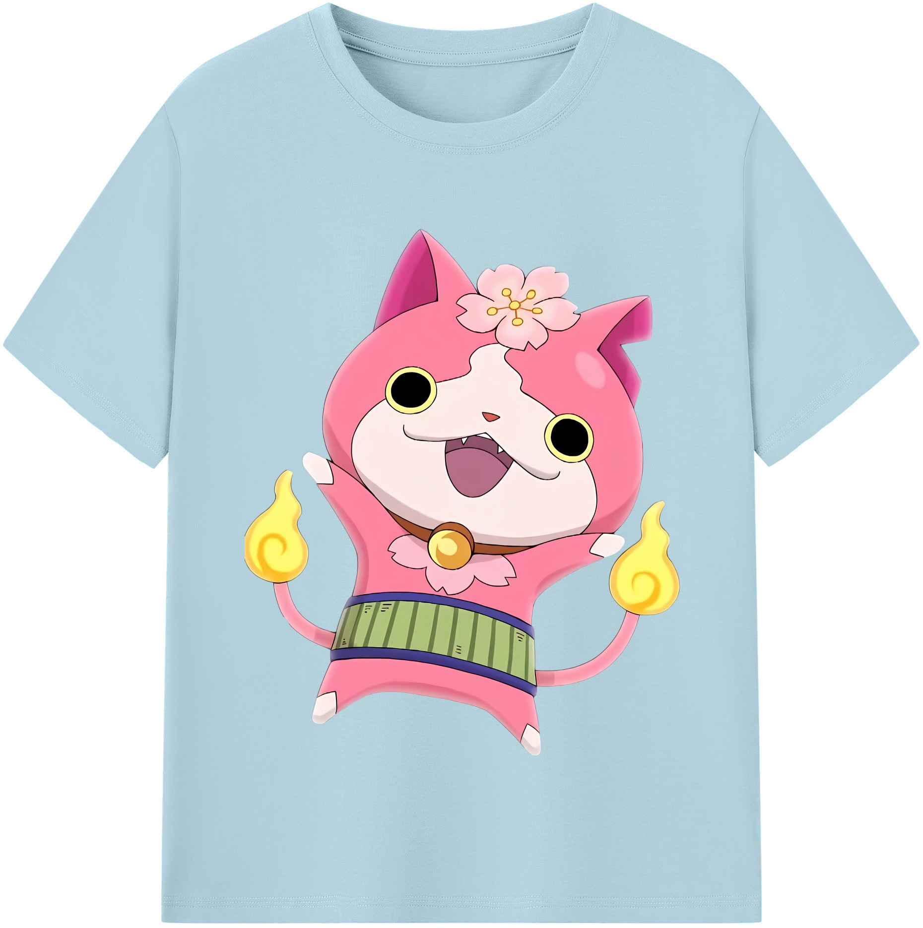 （画像用） 妖怪ウォッチ Yo-kai Watch 綿100％半袖Tシャツ（フロントプリント）